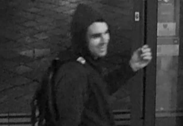 A CCTV image of the man Mersyside police believe can assist with their enquiries. Image: Merseyside Police