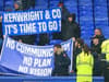 Everton fans stay behind to protest after defeat to Villa calling for board and Bill Kenwright to be sacked 