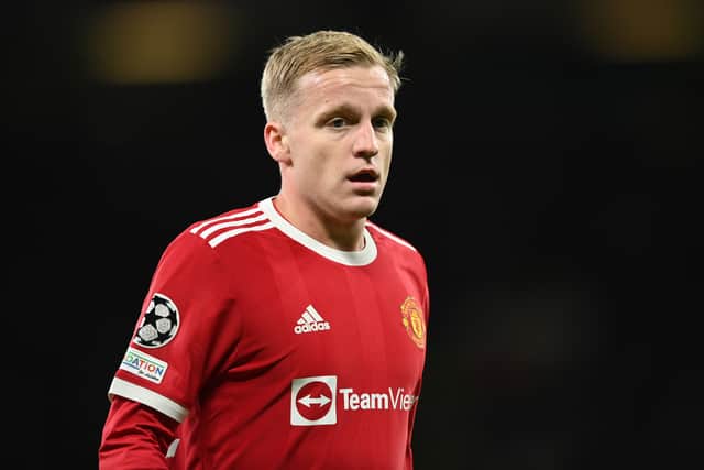 Crystal Palace and Valencia reportedly want to take Donny van de Beek on loan. Credit: Getty.