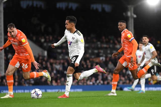 Fabio Carvalho in action for Fulham. Picture: Alex Davidson/Getty Images