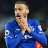 Cenk Tosun has made just two appearances for Everton this season. Picture: Alex Livesey/Getty Images