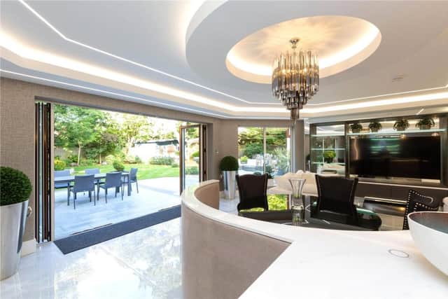 Luxury dining in the Victoria Road property. Photo: Savills/Rightmove
