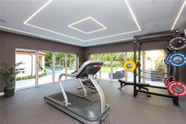 Home gym for the new Everton manager? Photo: Savills/Rightmove