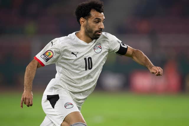  MOHAMED SALAH of Egypt  during the Africa Cup of Nations (CAN) 2021  (Photo by Visionhaus/Getty Images)