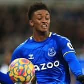 Demarai Gray came off injured in Everton’s loss to Newcastle. Picture: LINDSEY PARNABY/AFP via Getty Images