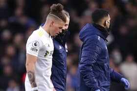 Kalvin Phillips will be injured for Leeds against Everton. Picture: George Wood/Getty Images