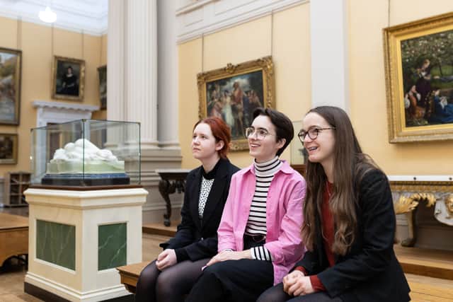 Students from Wirral Grammar School for Girls at Lady Lever Art Gallery. Image: Robin Clewley courtesy of National Museums Liverpool