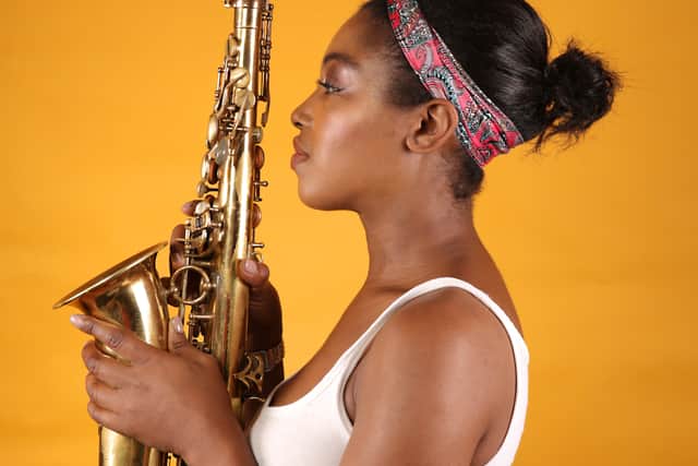 Nigeria-born saxophonist Camilla George at the Liverpool International Jazz Festival. Image: Press Release