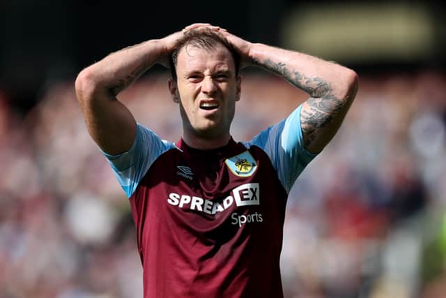 Ashley Barnes will be absent for Burnley. Picture: George Wood/Getty Images