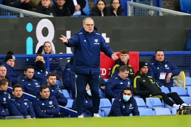 Leeds manager Marcelo Bielsa. Picture: Marc Atkins/Getty Images