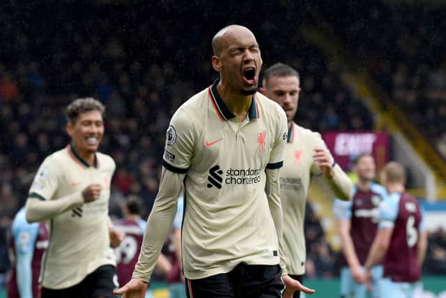 Fabinho was the most impressive player on Liverpool’s team at Turf Moor, scoring the games winner. 