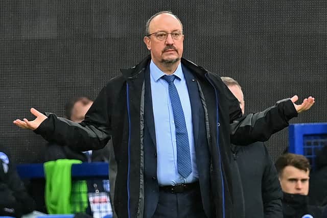 Rafa Benitez was sacked as Everton manager last month. Picture: PAUL ELLIS/AFP via Getty Images