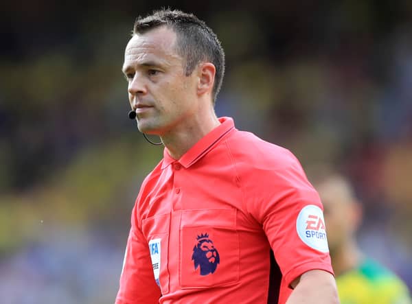 Referee Stuart Atwell. Picture: Marc Atkins/Getty Images
