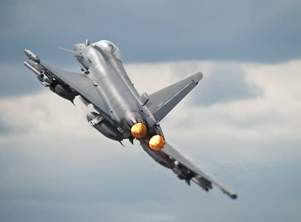 <p>A Typhoon Eurofighter. Image: Nick Charles - stock.adobe.com</p>