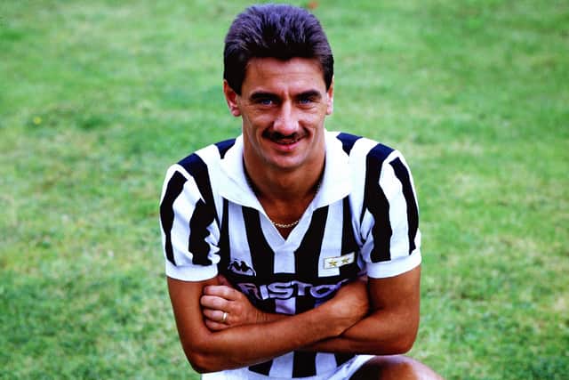 Liverpool legend Ian Rush signed with Italian side Juventus in1987. Photo: Steve Hale/Liverpool FC via Getty Images