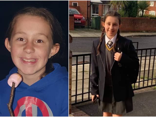 Ava White, 12, was stabbed in Liverpool city centre. 