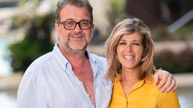 Kate Garraway pictured with her husband Derek Draper in 2019. (Credit: James Gourley/ITV/Shutterstock)