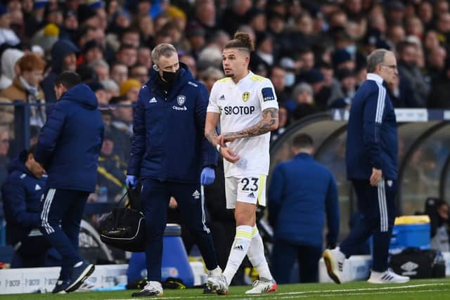 Kalvin Phillips remains sidelined for Leeds. Picture: Stu Forster/Getty Images
