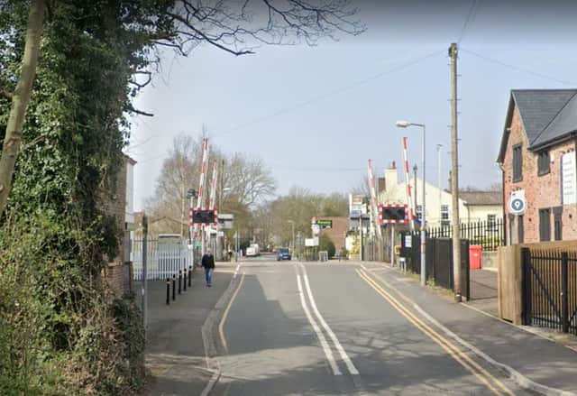 <p>A view of Maghull train station barrier crossing. Image: Google</p>