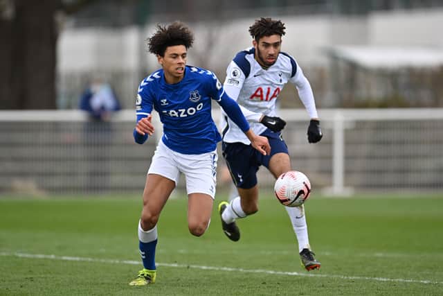 Everton youngster Reece Welch in action for the under-23s. Picture: Justin Setterfield/Getty Images