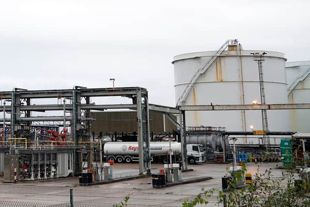 Essar Oil’s Stanlow refinery in Ellesmere port. Photo: PAUL ELLIS/AFP via Getty Images
