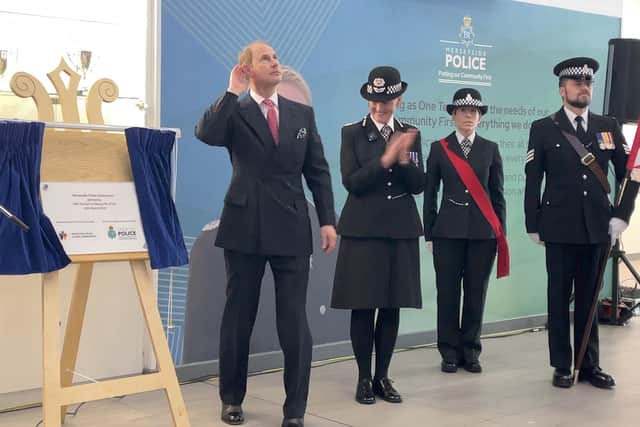 HRH Prince Edward officially opens Merseyside Police HQ