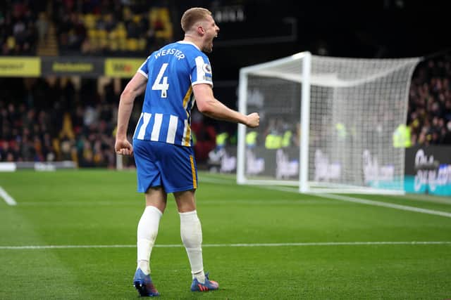 Brighton defender Adam Webster. Picture: Mark Thompson/Getty Images