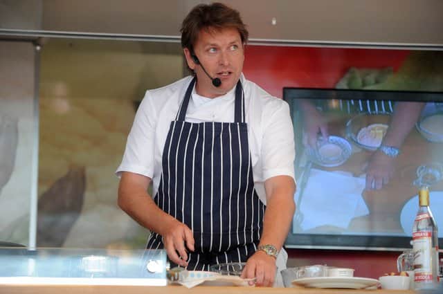 James Martin at a previous event; he is coming to the M&S arena in March Credit: Getty