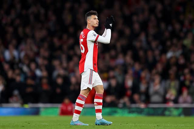 Arsenal forward Gabriel Martinelli. Picture: Catherine Ivill/Getty Images