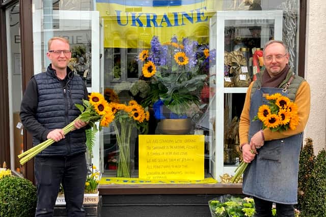 Florists Mathew Parkinson and Mark Bibby-Brook of Flower Style by Laurie.