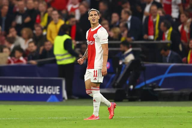 Ajax winger Antony could replace Salah although his work-rate could prove a problem for Klopp.