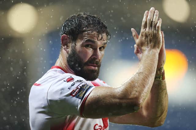 <p>Alex Walmsley of St Helens. Photo: Charlotte Tattersall/Getty Images</p>