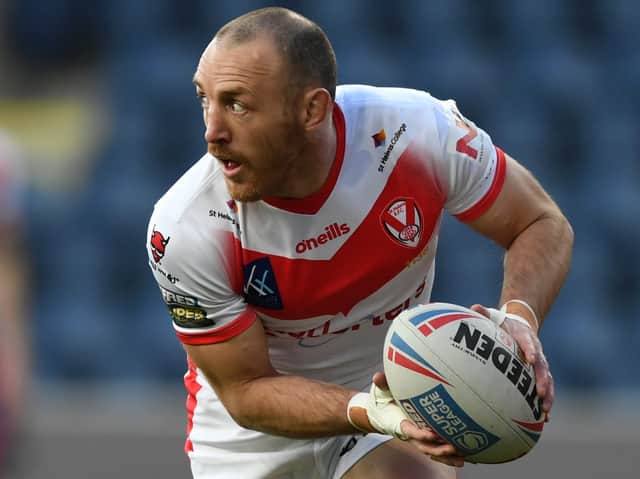 <p>James Roby of St Helens during a Betfred Super League match. Photo: Gareth Copley/Getty Images</p>