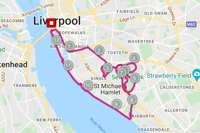 Running Routes Liverpool Liverpool Half Marathon and 10 Miler 2022: date, race start time, route ...