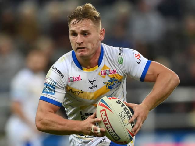<p>Brad Dwyer, of Leeds Rhinos. Photo: Stu Forster/Getty Images</p>