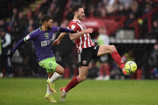 Ben Davies in action for Sheffield United. Picture: Nathan Stirk/Getty Images