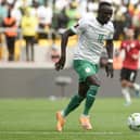 Sadio Mane in action for Senegal in their World Cup qualifier against Egypt.