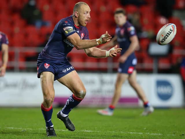 <p>James Roby of St Helens. Photo: Alex Livesey/Getty Images</p>