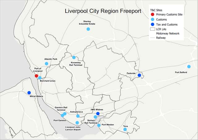 Liverpool Freeport plan. Image: liverpoolcityregion-ca.gov.uk