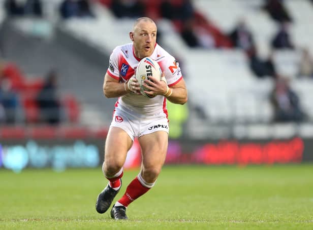 <p>James Roby of St Helens. Photo: Lewis Storey/Getty Images</p>