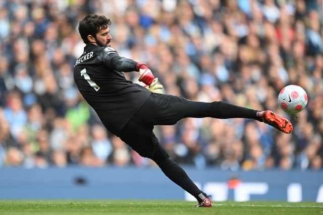 Liverpool goalkeeper Alisson Becker. Picture: Michael Regan/Getty Images