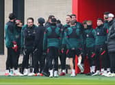 Liverpool head out for training. Picture: Jan Kruger/Getty Images
