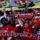 Liverpool fans during the FA Cup semi-final. Picture: ADRIAN DENNIS/AFP via Getty Images