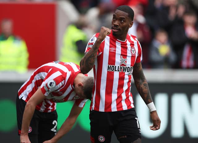 Brentford’s Ivan Toney has 12 Premier League goals this season - the joint-highest of any Englishman in the league.  