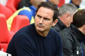 Everton manager Frank Lampard. Picture: Andrew Powell/Liverpool FC via Getty Images