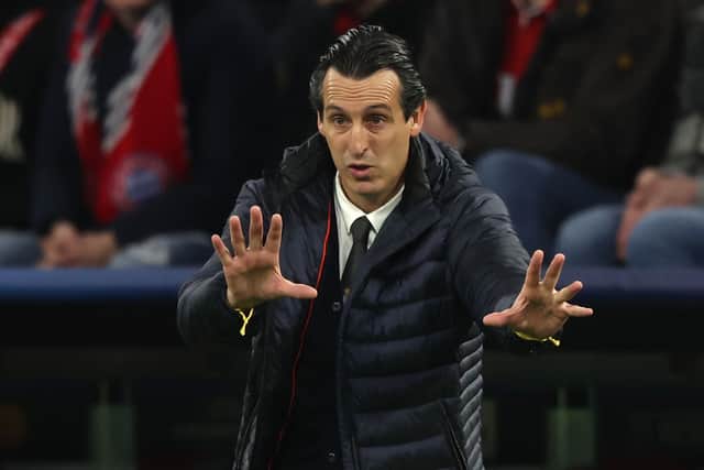 Villarreal manager Unai Emery. Picture: Alexander Hassenstein/Getty Images