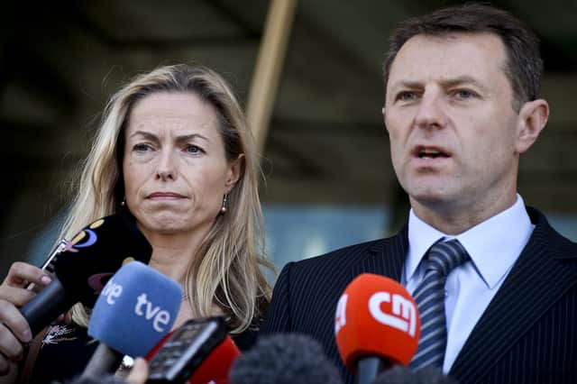 Parents Kate and Gerry McCann.