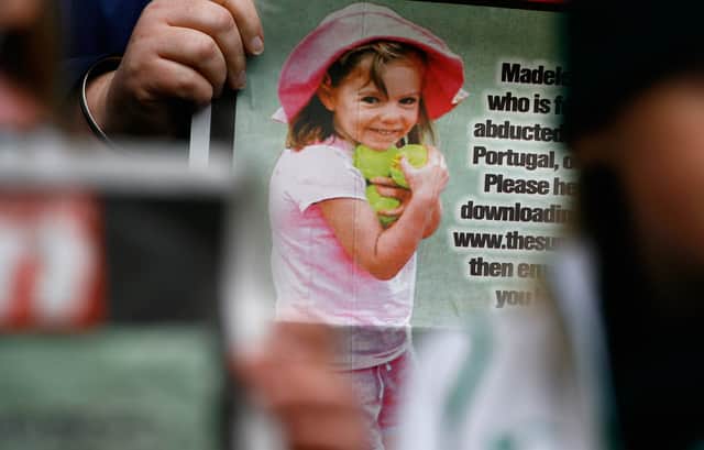 Madeleine McCann has been missing since 2007.  (Photo by Jeff J Mitchell/Getty Images)