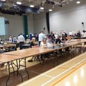 Verification of votes at Knowsley Council. Image: @KnowsleyCouncil/twitter