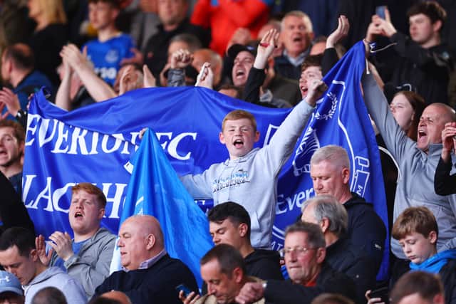 Everton fans at Vicarage Road. Picture: Clive Rose/Getty Images